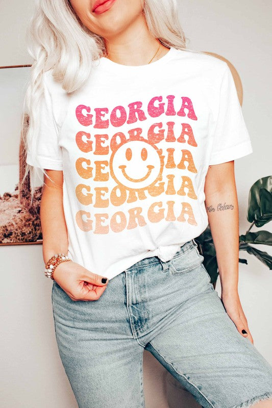 GEORGIA SMILEY GRAPHIC TEE