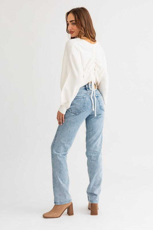 PARTY IN THE BACK SWEATER