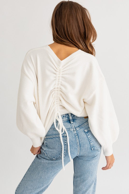 PARTY IN THE BACK SWEATER