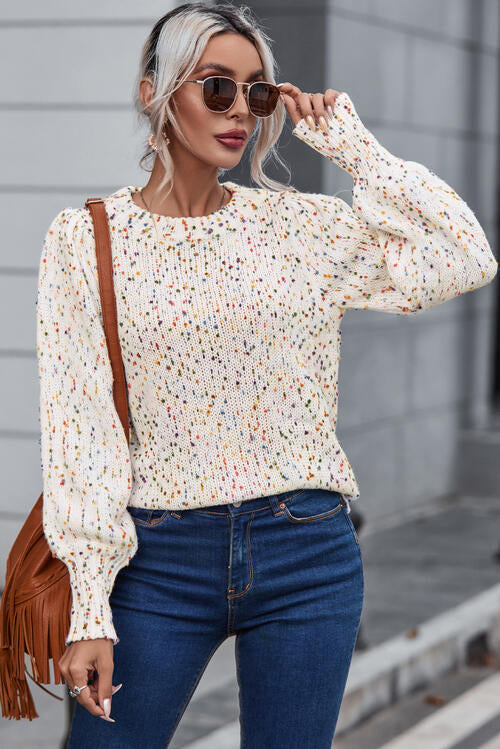QUEUE THE CONFETTI SWEATER