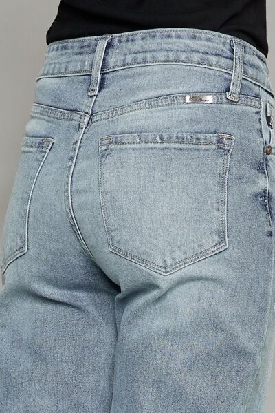 CROPPED WIDE LEG JEANS