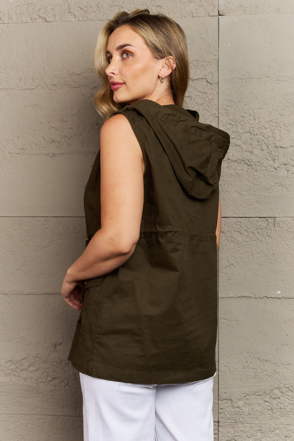 MILITARY HOODED VEST