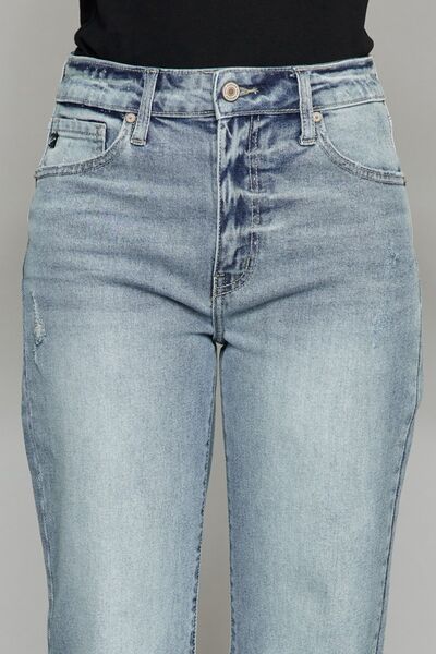 CROPPED WIDE LEG JEANS
