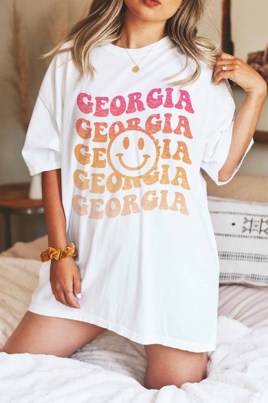 GEORGIA SMILEY GRAPHIC TEE