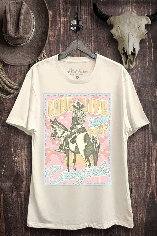 LONG LIVE COWGIRLS GRAPHIC TEE