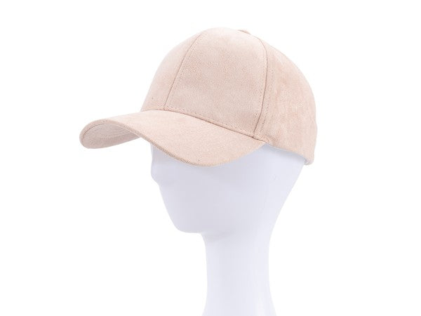 SUEDE BASEBALL HAT