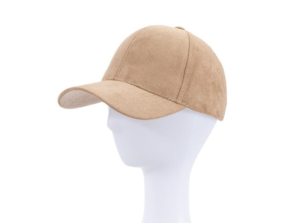 SUEDE BASEBALL HAT