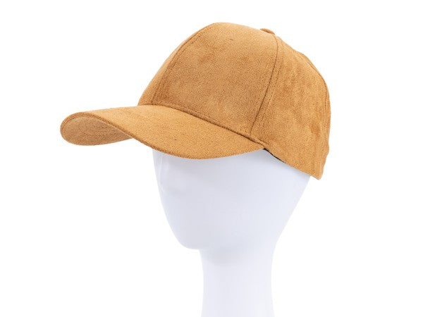 SUEDE BASEBALL HAT