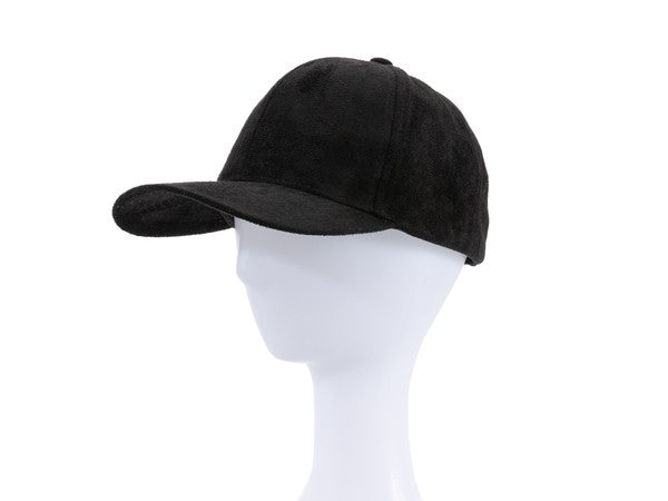 SUEDE BASEBALL HAT