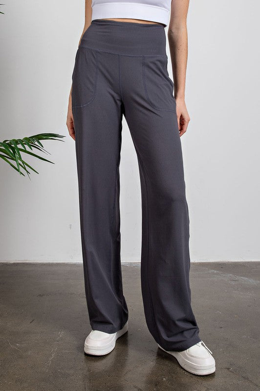 BUTTER STRAIGHT LEG PANTS