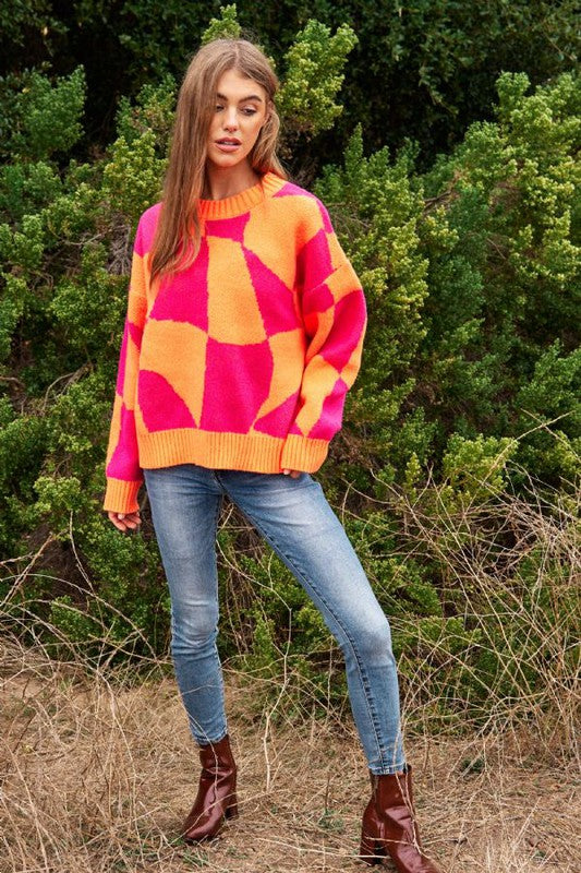 ABSTRACT ART SWEATER