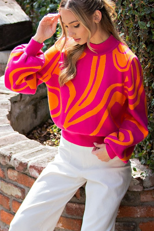 SWIRL IT UP SWEATER