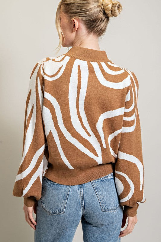 SWIRL IT UP SWEATER