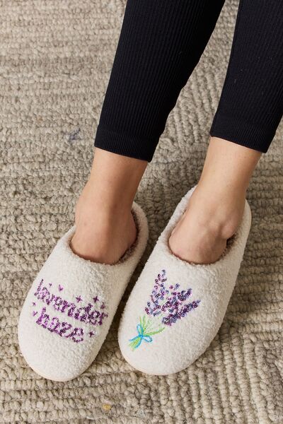 LAVENDER HAZE SLIPPERS