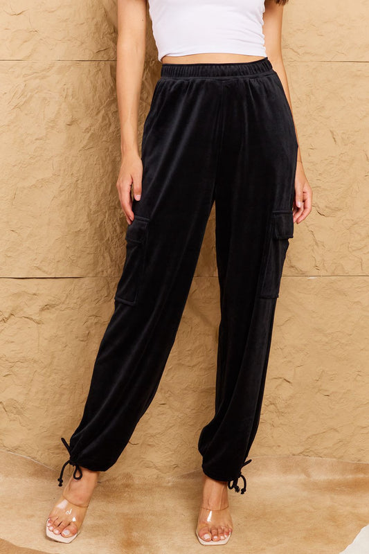 CHIC FOR DAYS HIGH WAIST CARGO PANTS