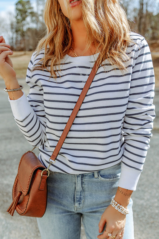 STRIPES FOR DAYS LONG SLEEVE TOP