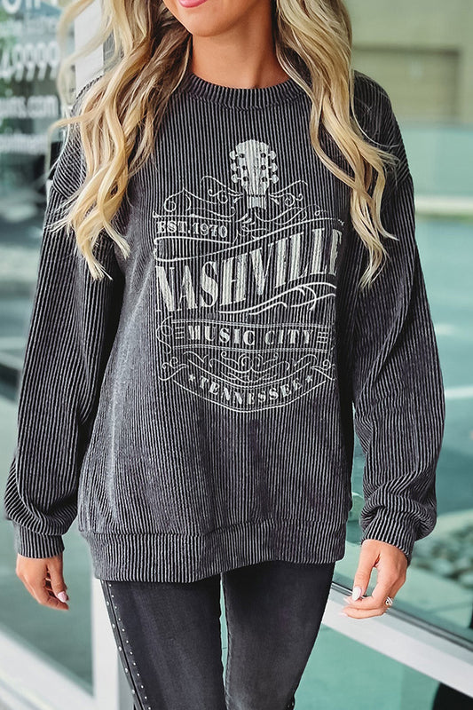 CORDED NASHVILLE SWEATSHIRT